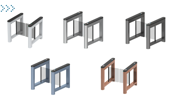 Cкоростной турникет с распашными створками